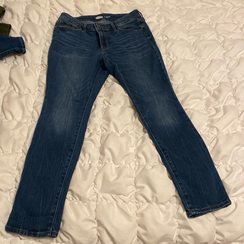 Old Navy Jeans short size 6 pop icon skinny mid rise